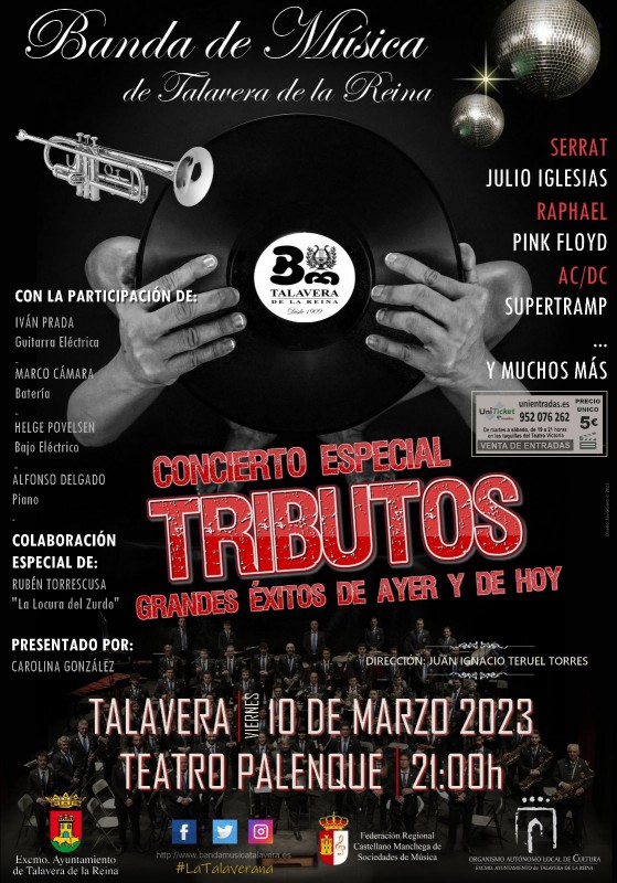 Concierto especial tributos: horario, grupos, entradas y todo lo que debes saber