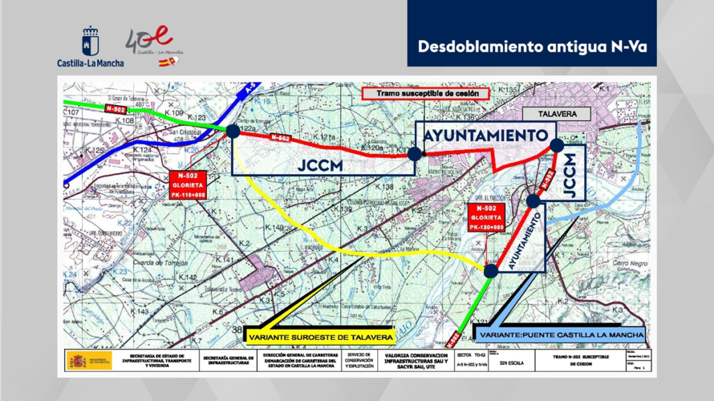 Comienza el histórico desdoblamiento de la N-V en Talavera tras larga espera