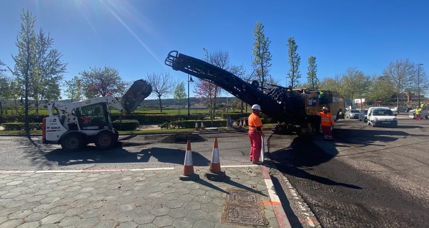 Continúan las obras de fresado y asfaltado en Talavera durante esta semana