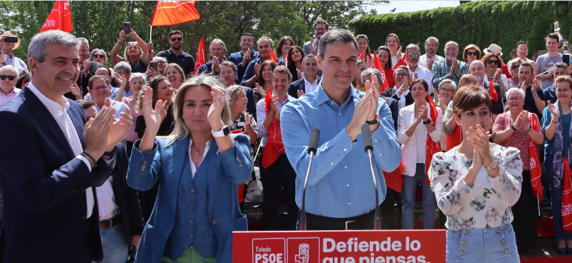 Tolón recibe el apoyo de Pedro Sánchez "Te recibimos con mucha satisfacción y con los brazos abiertos"