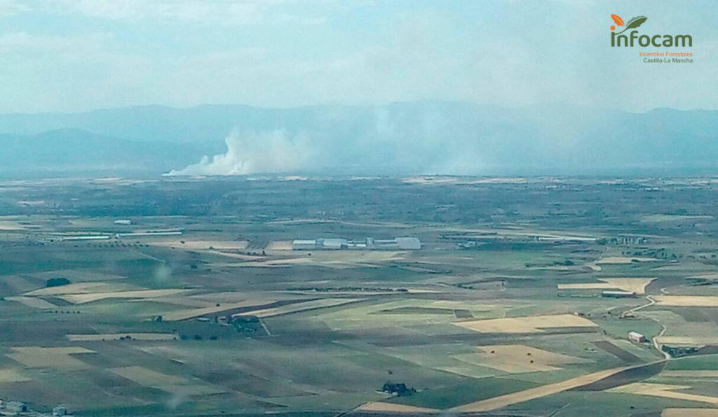 Controlados los dos incendios que se desarrollaron ayer en Toledo