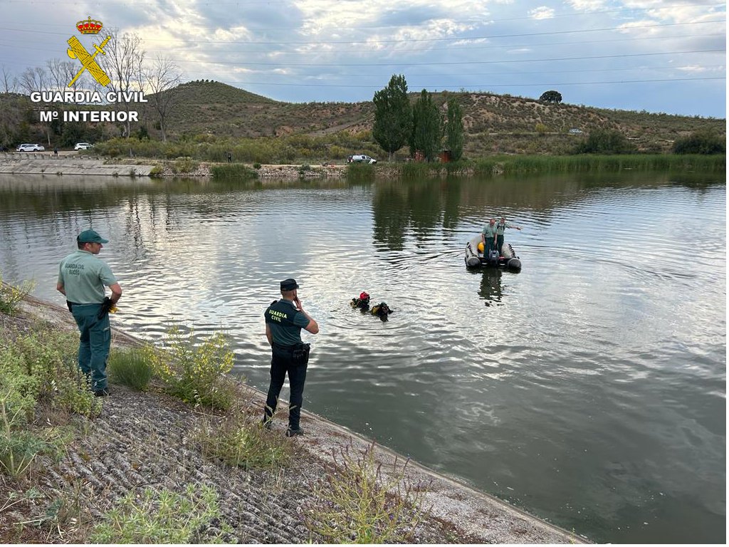 La Guardia Civil rescata de un embalse el cuerpo sin vida de un presunto ladrón