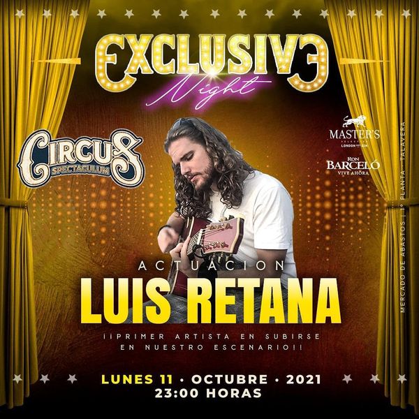 Actuación de Luis Retana en Circus