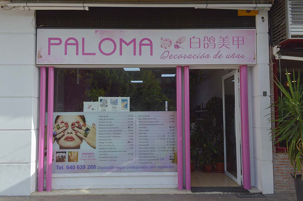 Paloma, centro de manicura y pedicura en el barrio La Solana