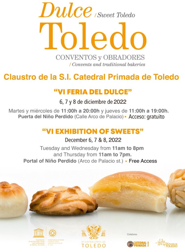 La Catedral de Toledo acogerá la VI Feria del Dulce el puente de diciembre