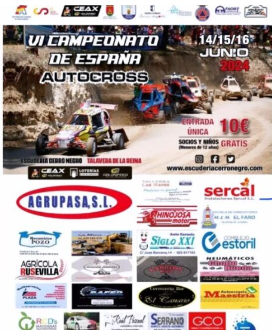 Éxito rotundo en el VI Campeonato de España de Autocross