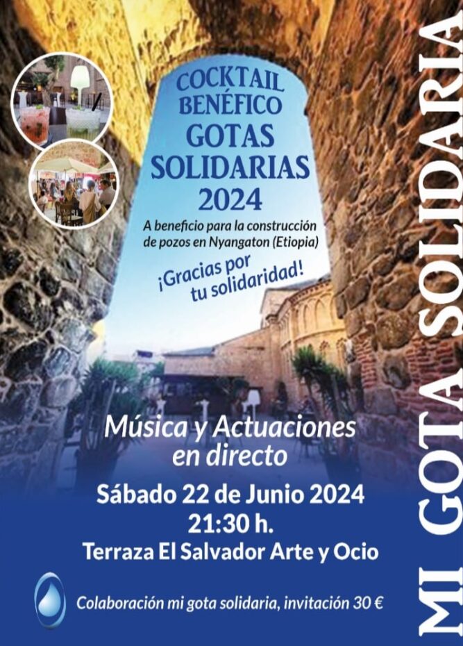 Cóctel Solidario en la terraza de El Salvador el sábado 22 de junio