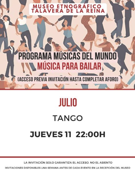 Música para bailar en el Museo Etnográfico de Talavera