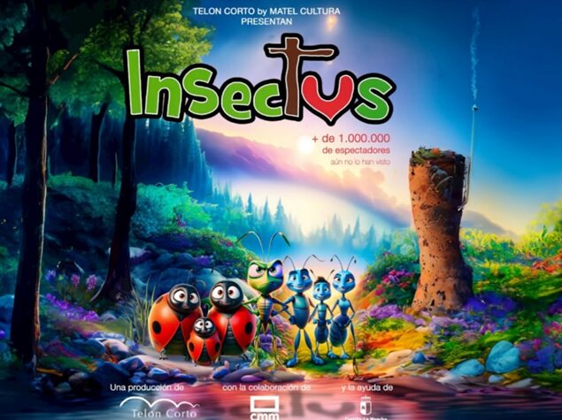 Película en la Plaza del Pan de Talavera: Insectus