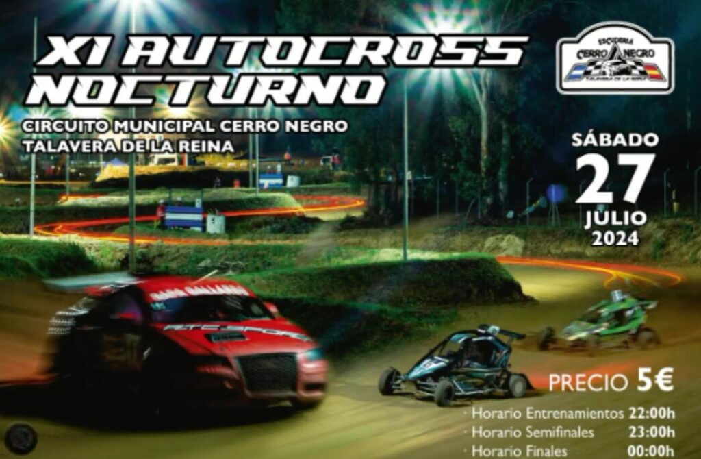 El XI Autocross Nocturno llega al Circuito Municipal Cerro Negro