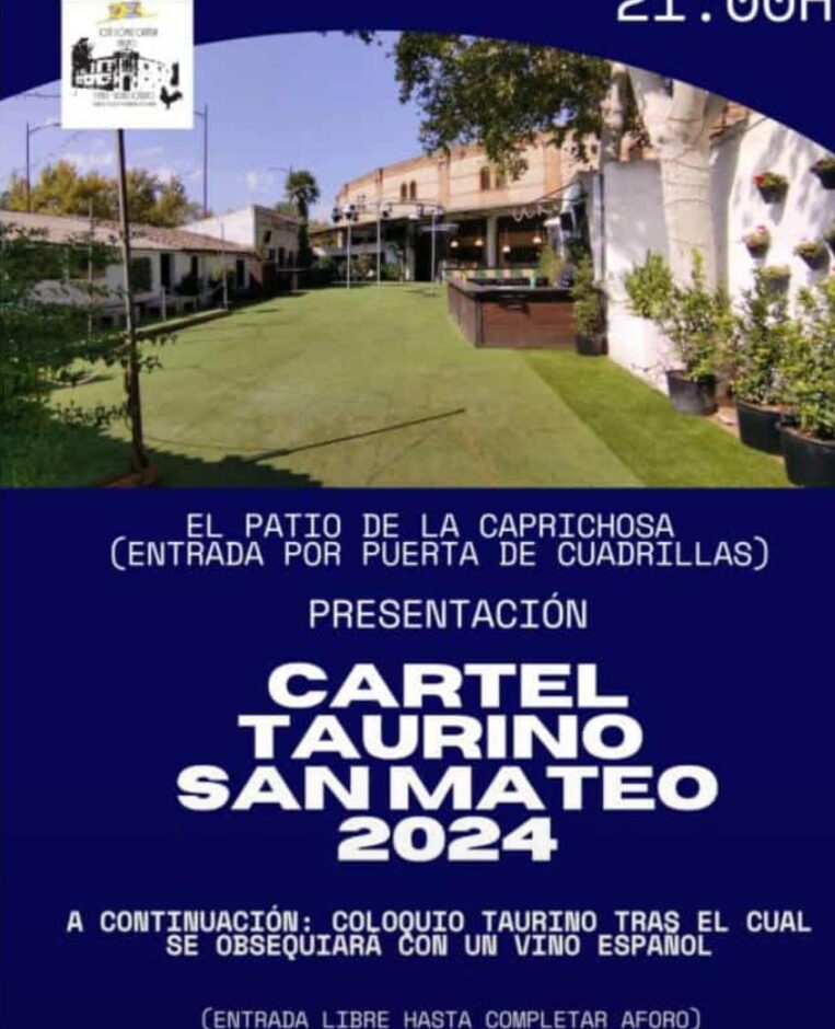 Talavera desvelará el cartel taurino de San Mateo en una gran gala