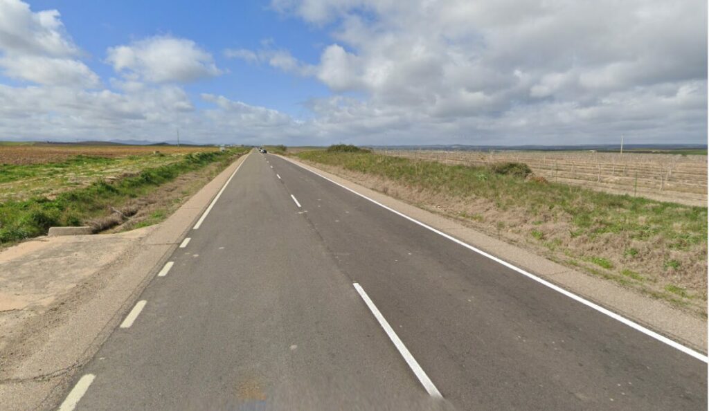 Colisión frontal: un fallecido y un herido trasladado a Talavera (Foto de Google Maps de la carretera del suceso)