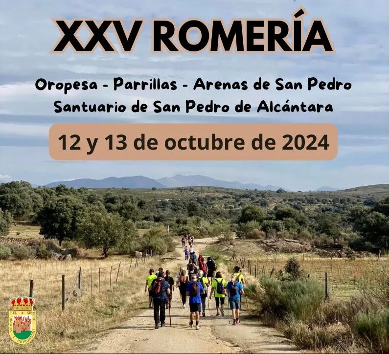 Bodas de plata: romería Oropesa-Santuario San Pedro Alcántara