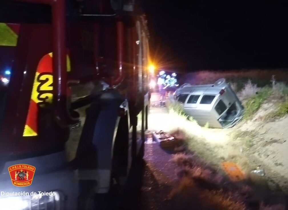 Portillo de Toledo: un hombre y una menor heridos en un accidente