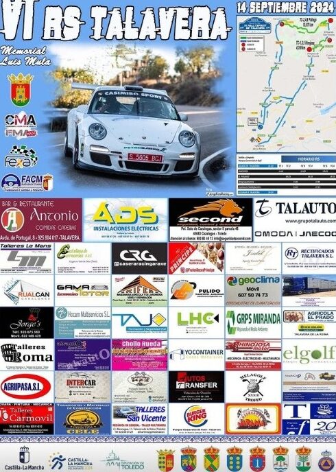 El VI RallySprint Talavera reunirá a 56 equipos de élite