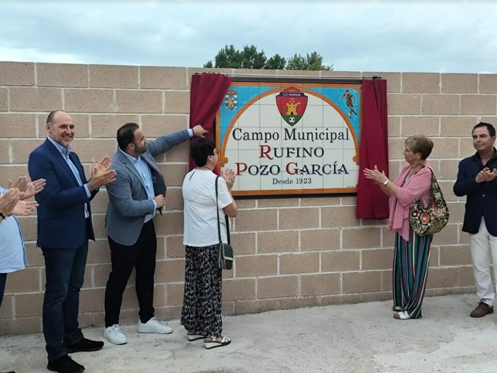 Oropesa: inauguran el nuevo campo de fútbol municipal reformado