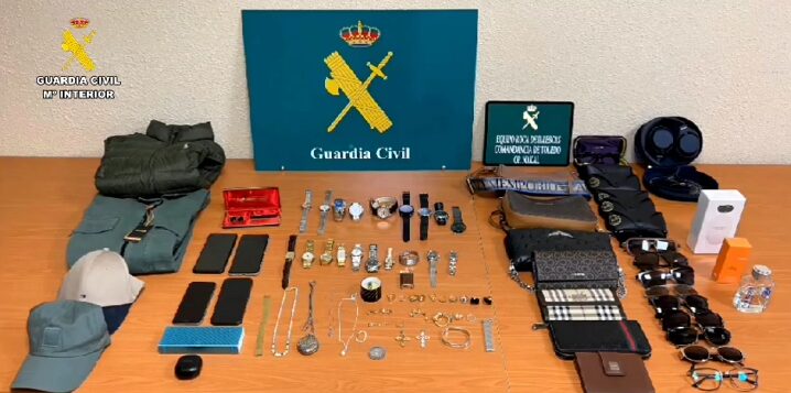 Detenido un grupo criminal que robaba en viviendas de Toledo (Foto de la Guardia Civil)