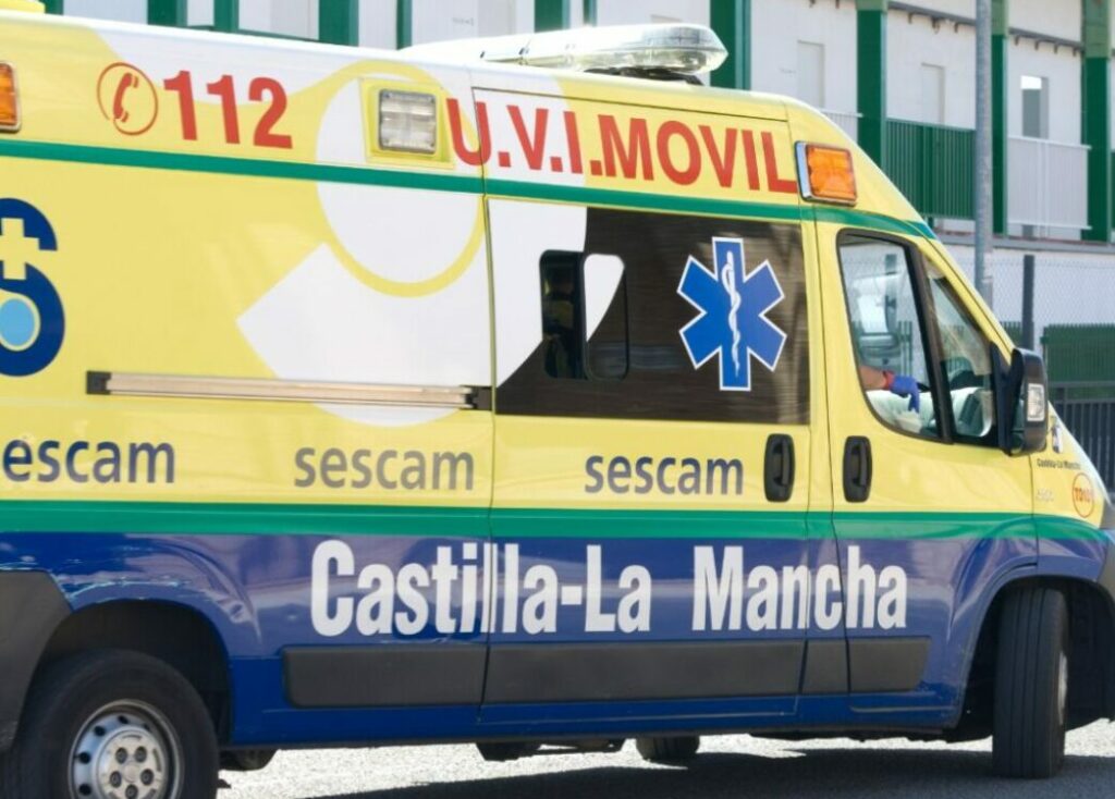 Trabajador herido grave en Talavera tras caerle una viga de hierro