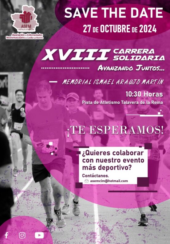 Llega a Talavera la XVIII Carrera Solidaria ASEM-CLM