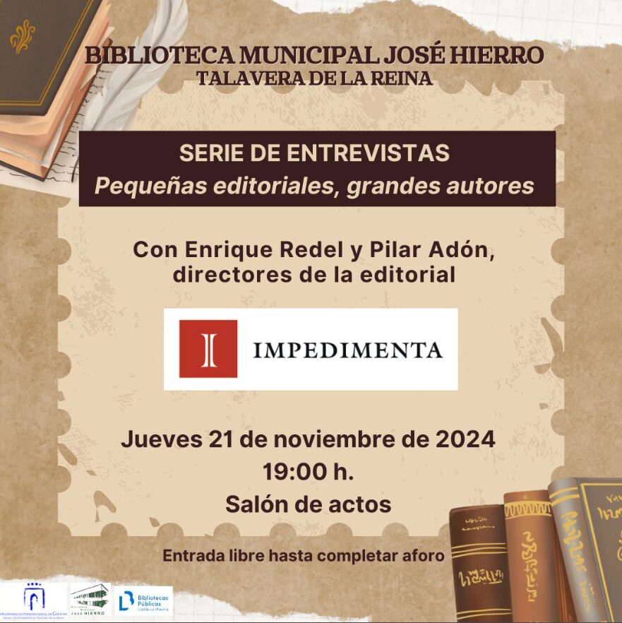 Serie de entrevistas en la Biblioteca José Hierro de Talavera