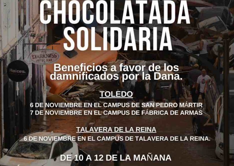 UCLM organiza una chocolatada solidaria en Toledo y Talavera