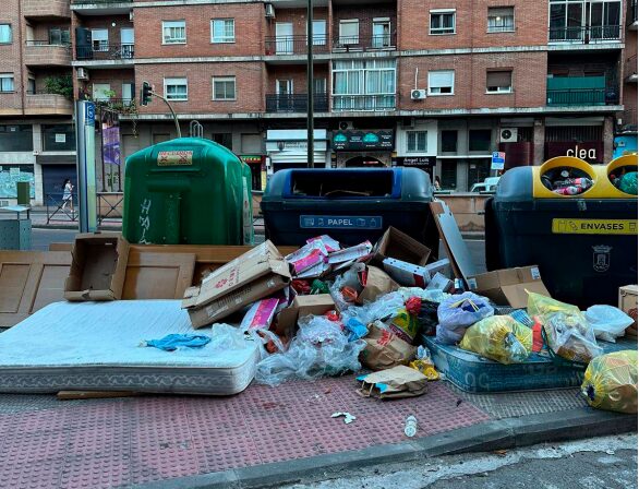 Basura en la ciudad