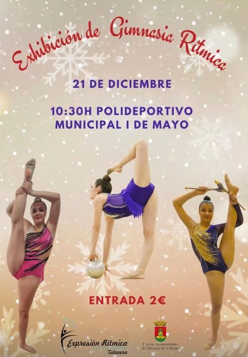 Exhibición de Gimnasia Rítmica en Talavera