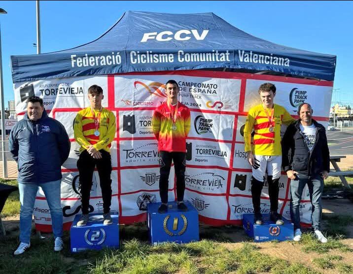 El talaverano Ángel Heras campeón de España en Pump Track