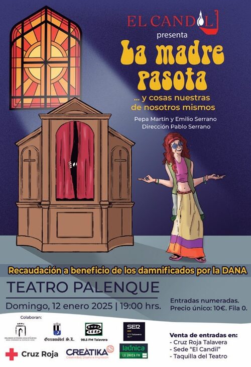 "La Madre Pasota" llega al Teatro Palenque este 12 de enero